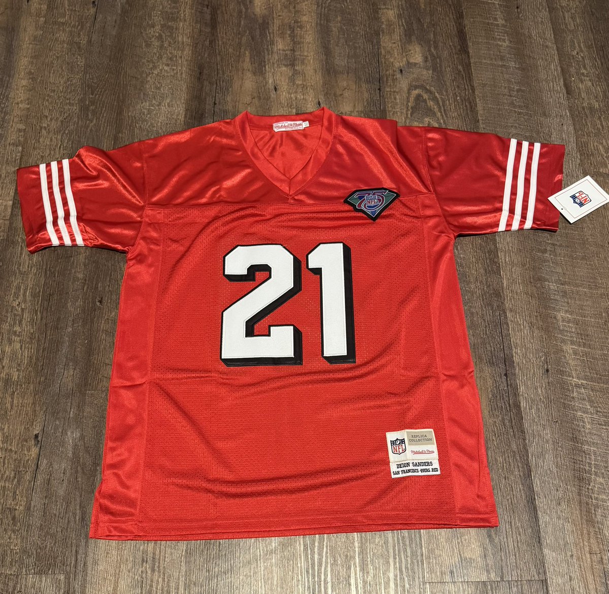 HUBapparel1's tweet photo. Deion Sanders 49ers jersey available at H.U.B.!!! https://t.co/6pIZLhCtoV