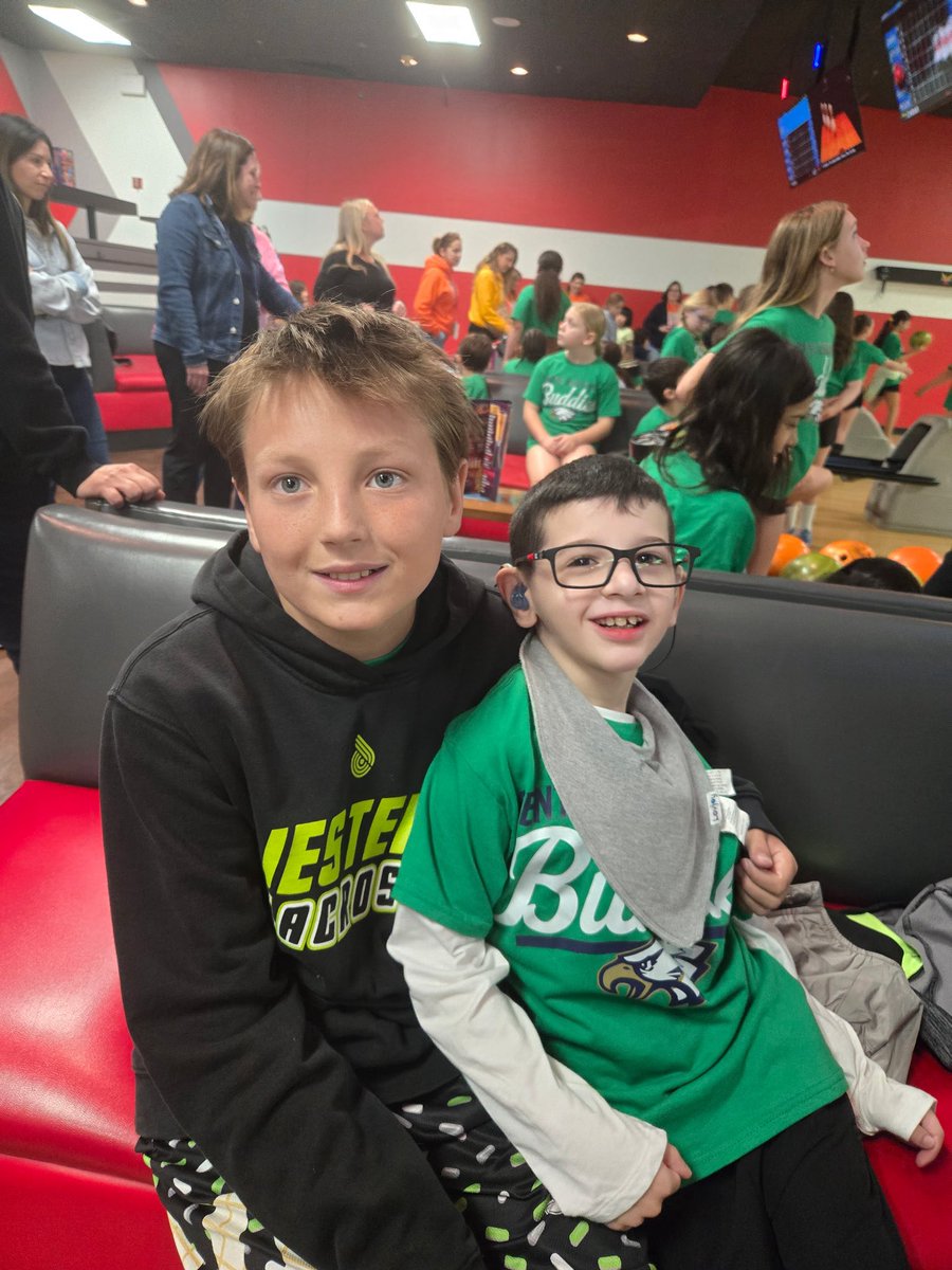 What is more fun than bowling with your buddy? #buddytrip2025 🎳 <a href="/CBS_Bethpage/">Central Boulevard Elementary School</a> <a href="/BethpageUFSD/">BethpageUFSD</a>  #wearebethpage #kindnessmeanseverything