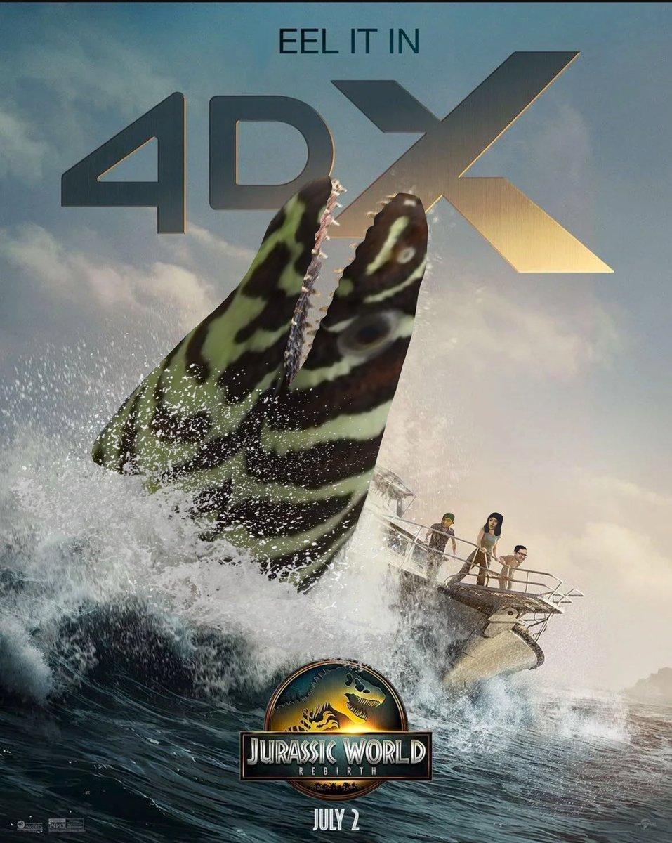 JudetheDude2's tweet photo. #JurassicWorldRebirth #fishcenterlive https://t.co/otOoUNqU2u