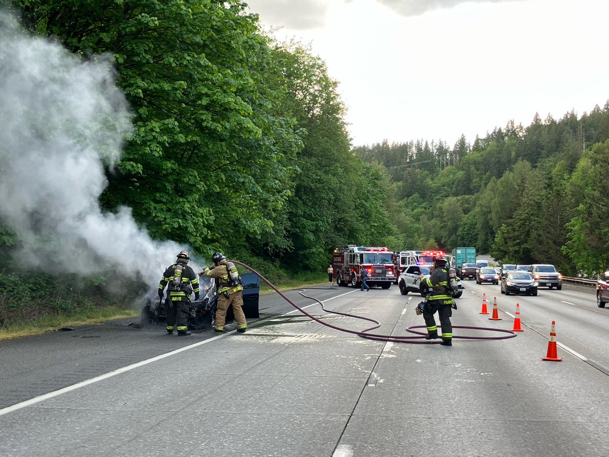 EF&amp;R crews have extinguished a fire on EB90 East of Exit 20.