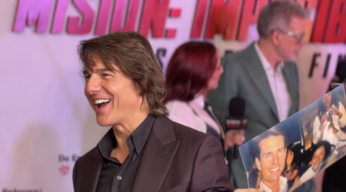 gonyz's tweet photo. Misión::Cumplida ✅

Mañana en #NoticiasDeLaMañana y #EstaMañana del @heraldo_tv la entrevista con @TomCruise en la premier de #MisionImposible 

#MissionImpossible https://t.co/Geq53LH7CM