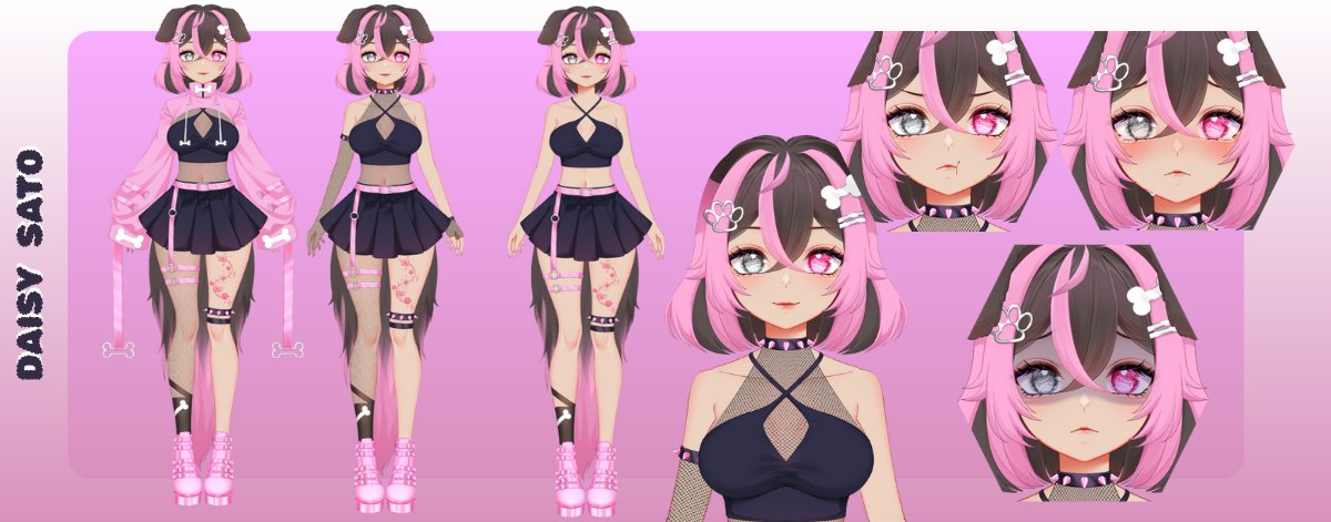 Erllo!! 🐾I'm Daisy Sato! i'm Cursed Cerberus puppy!! 

💗HERE TO SPREAD LOVE!! AND HELP PROTECT YOUR WORLD FROM CHAOS!!💗
#Vtubers  #VTuberUprising