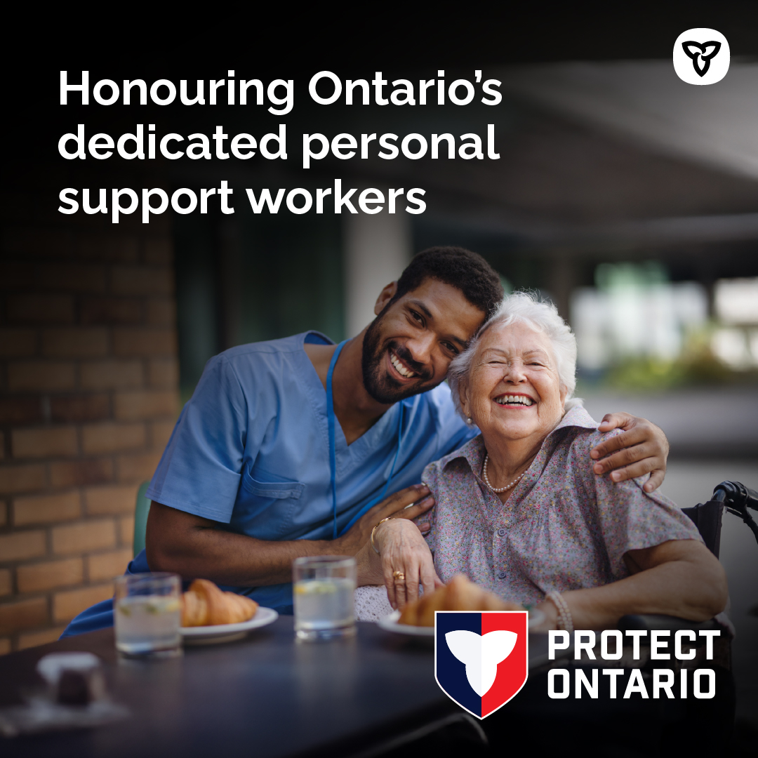 Ontario Long-Term Care (@onlongtermcare) on Twitter photo This week, we celebrate #PersonalSupportWorkerDay, a time to recognize and honour the dedicated personal support workers who care for residents in Ontario’s long-term care homes.
Ontario is supporting future and current PSWs with incentives of up to $35,400 for training and This week, we celebrate #PersonalSupportWorkerDay, a time to recognize and honour the dedicated personal support workers who care for residents in Ontario’s long-term care homes.
Ontario is supporting future and current PSWs with incentives of up to $35,400 for training and