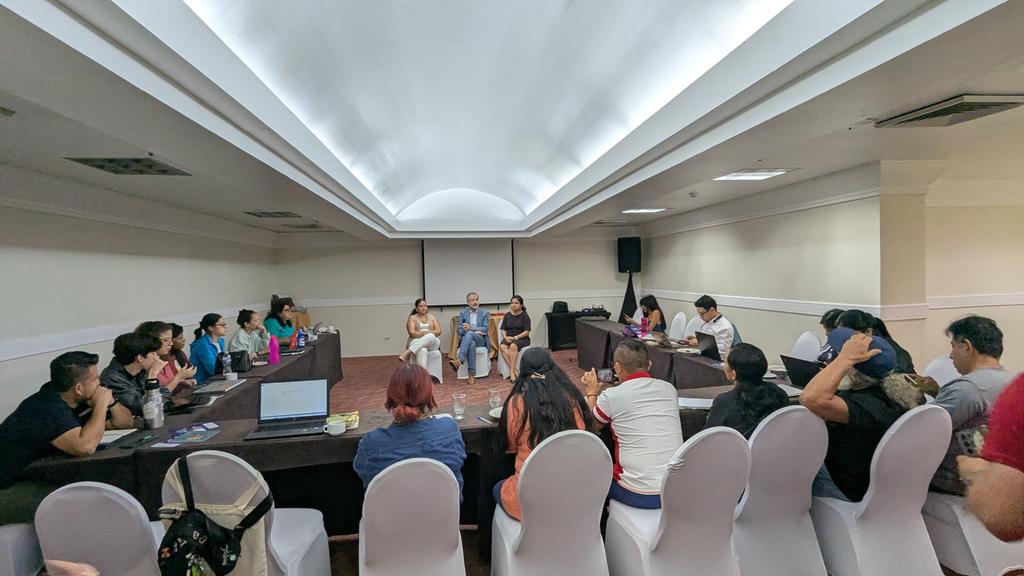 COREDAM_CA's tweet photo. Iniciamos sesión sobre Hoja de Ruta sobre el Acuerdo de Escazú en el 3° Diálogo Regional que se realiza en el marco de la Semana del Clima LAC 2025 en Panamá. Conversamos con @cepal_onu @MiAmbientePma y Joana Abrego consultora para el diseño de Ruta de Panamá @OACNUDH @ONU_es https://t.co/CO5aMRCii2
