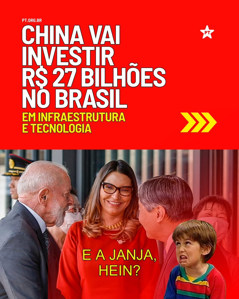 <a href="/flaviocostaf/">Flávio Costa</a> ESTOU COM JANJA E LULA REELEITO.
#Lula2026