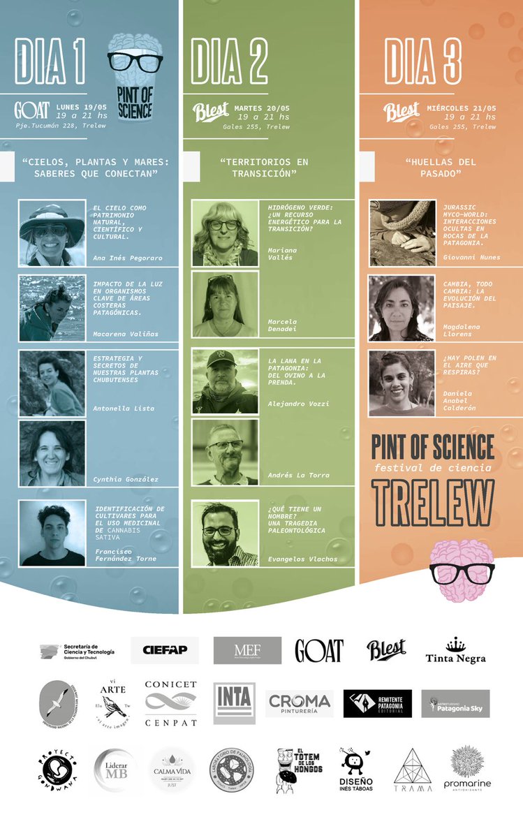 Es hoy, en Blest, Trelew!
#Pint25
#Pintofscience