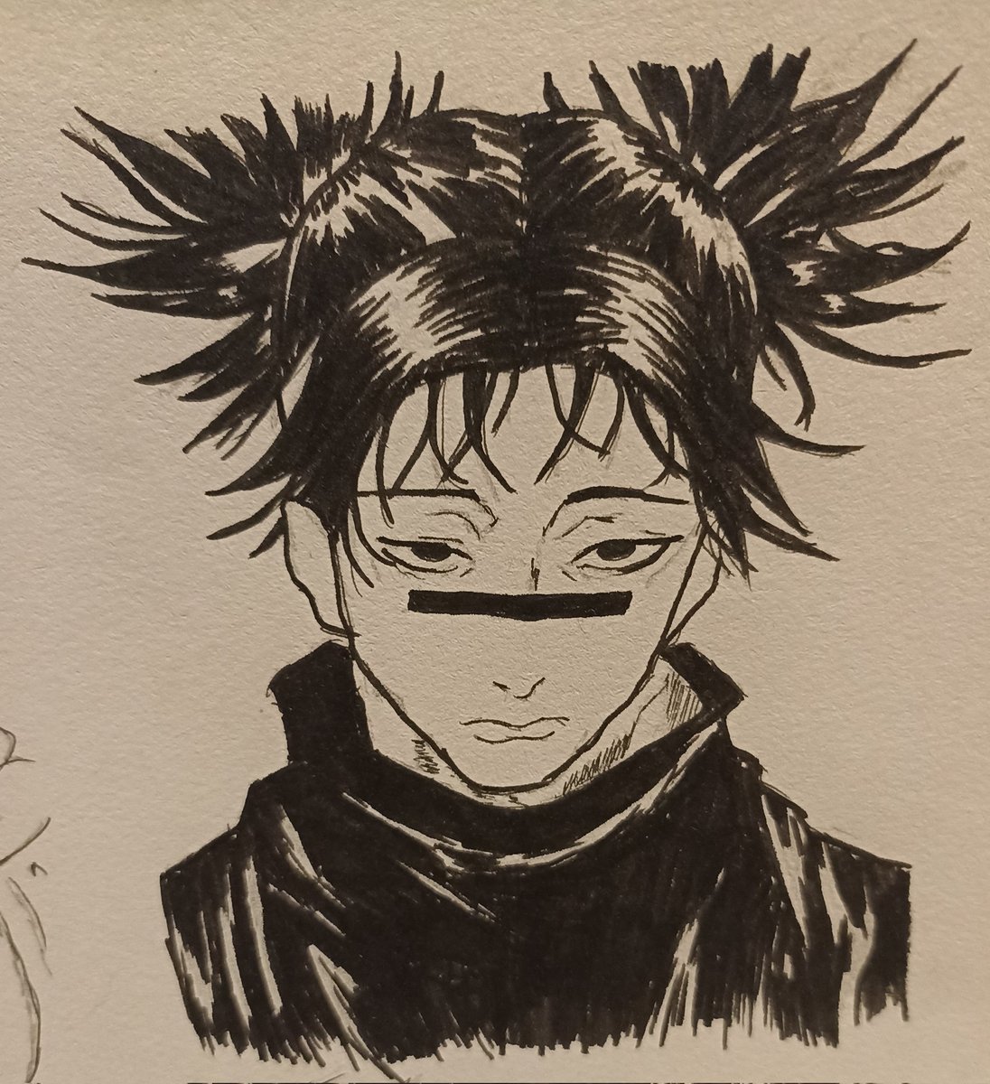 lovelycupoftae's tweet photo. je viens juste montrer mon dessin de Choso parce que je suis trop fière de moi ! https://t.co/HEanHWVywt