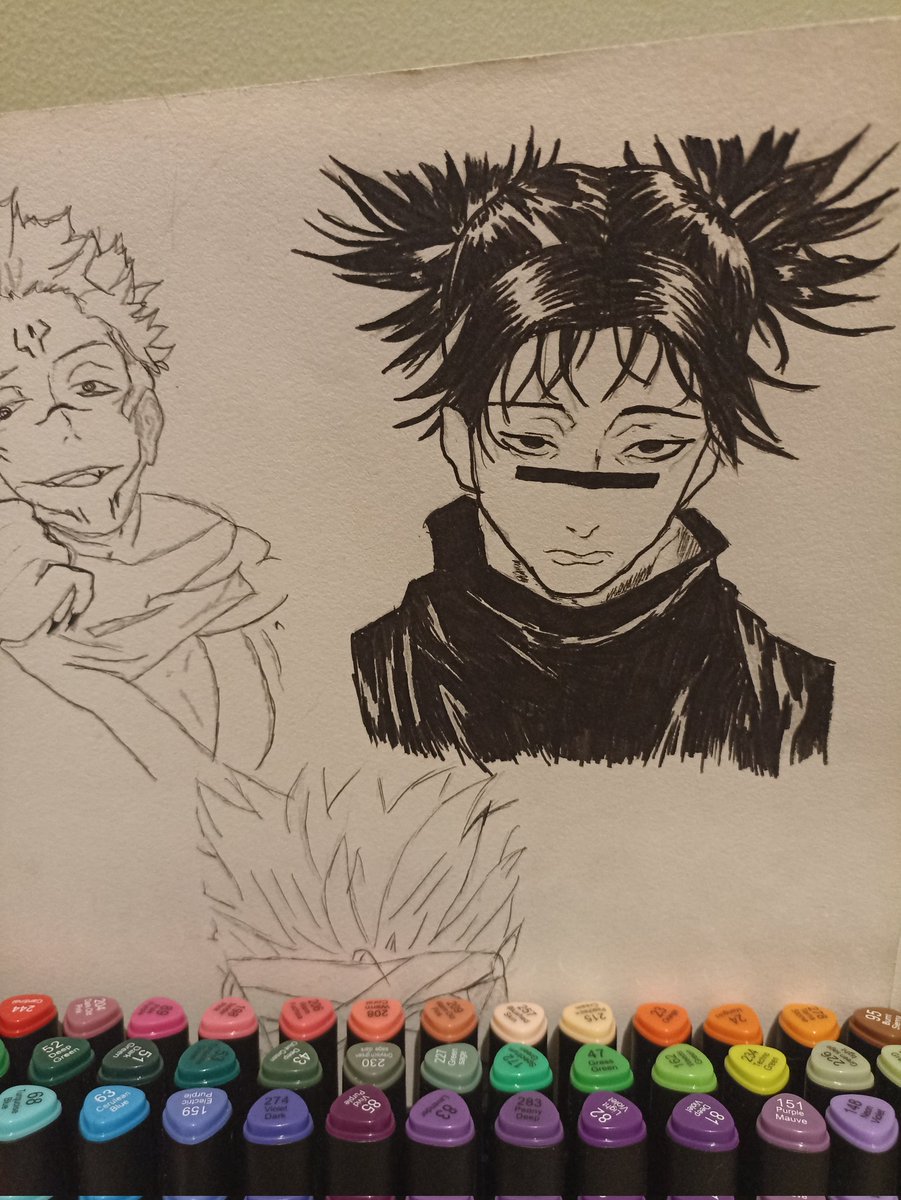 lovelycupoftae's tweet photo. je viens juste montrer mon dessin de Choso parce que je suis trop fière de moi ! https://t.co/HEanHWVywt
