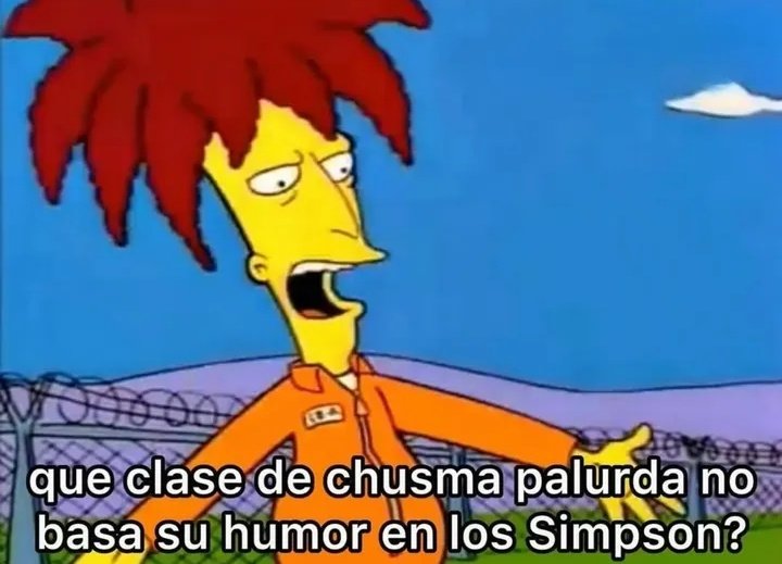 Cuando no entienden las referencias de los  Simpsons. 🤣