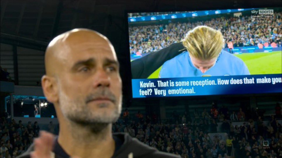 Kevin in tears. Pep in tears. I’m in tears. 😭