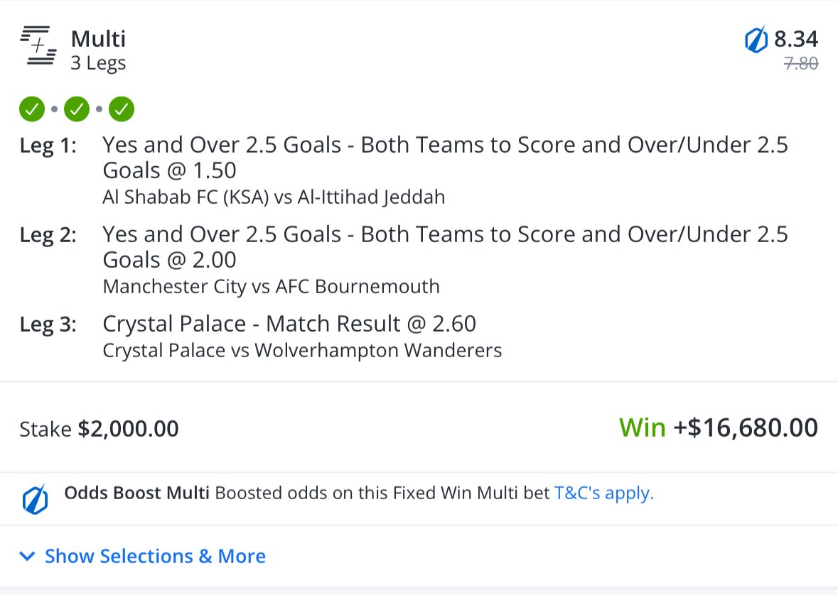 Big man tings!! ✅✅✅

<a href="/TheLogicBets/">Logic Bets</a> and I will do another give away. 

3x $100 prizes to be won. 

Like, follow, comment, share.