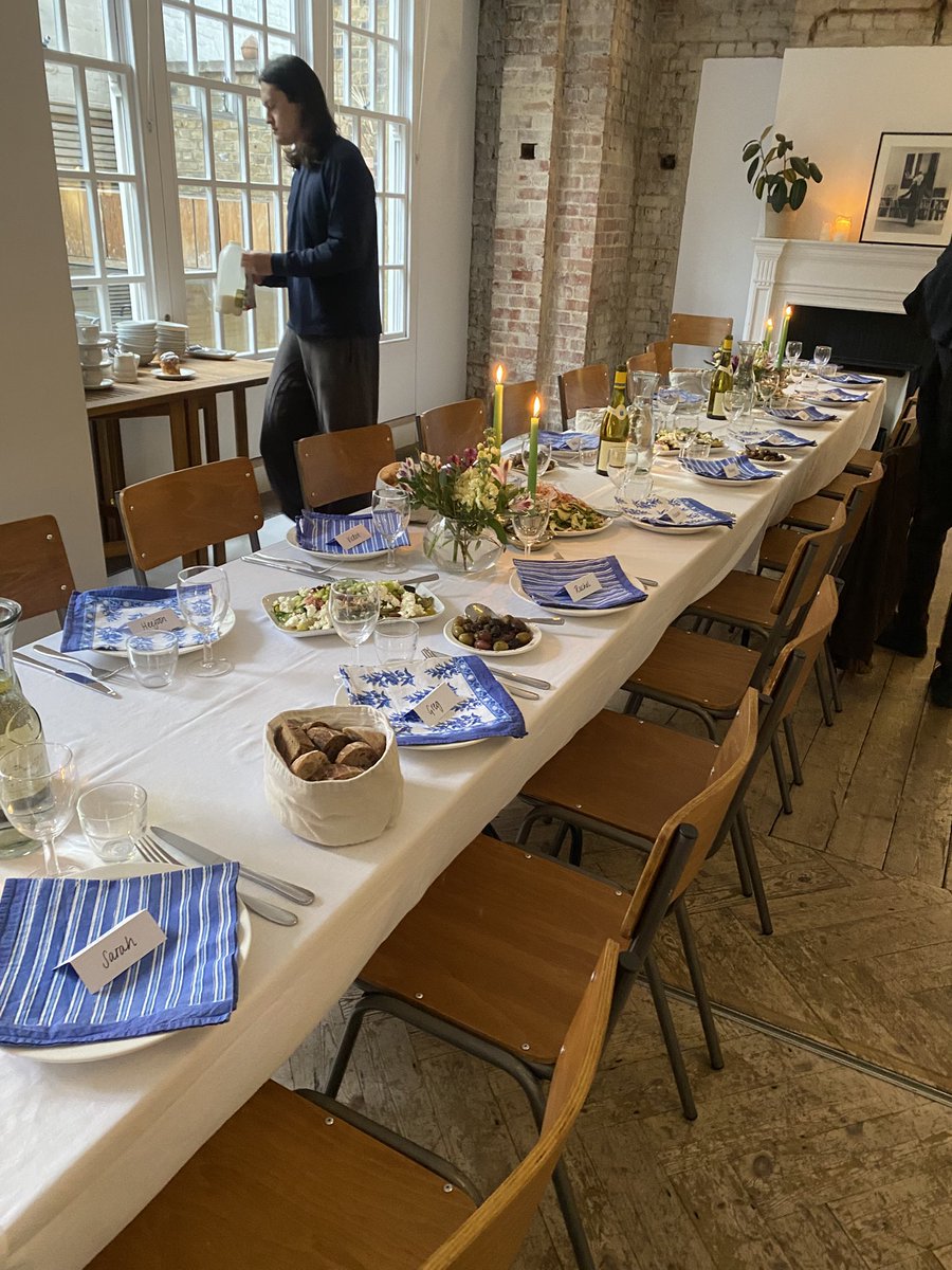 GregMcX1's tweet photo. An inspiring night of art, conversation, and connection at the Delfina Foundation dinner. Grateful for the creative energy!
#DelfinaFoundation #ArtNetworking #InsideOutProject @InsideOutPJT @delfinafdn https://t.co/5xJTSI4dht