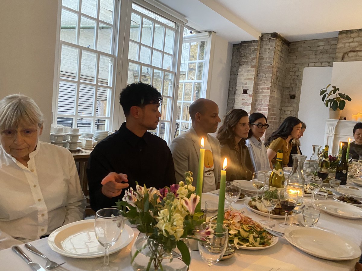 GregMcX1's tweet photo. An inspiring night of art, conversation, and connection at the Delfina Foundation dinner. Grateful for the creative energy!
#DelfinaFoundation #ArtNetworking #InsideOutProject @InsideOutPJT @delfinafdn https://t.co/5xJTSI4dht