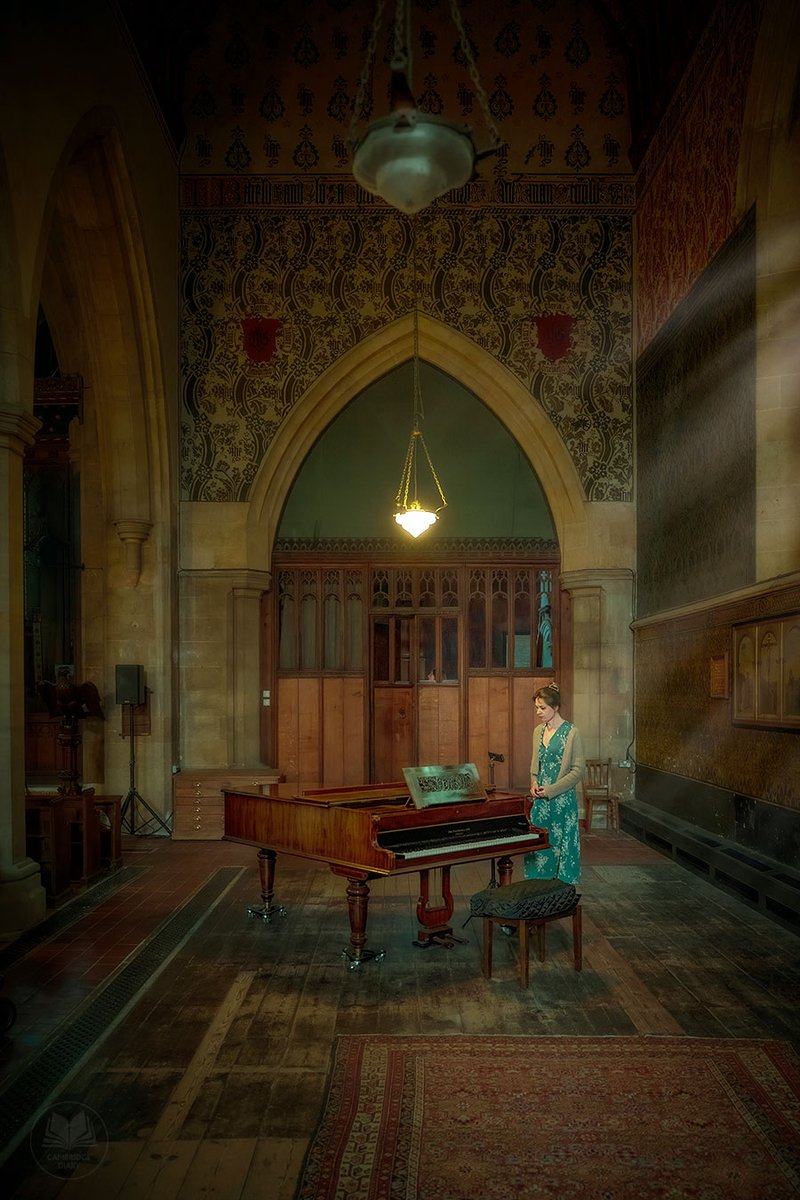 20th May 2025
Violist Kinga Wojdalska, prepares for her live performance at tonight's premier screening of 'The Man Who Painted His House', where she and composer Richard Uttley played a contemporary classical score for viola and piano. The film by Vicky Mills and Lily Ford