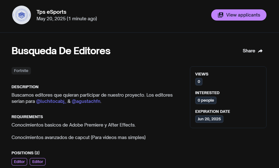 TPS eSports tweet media