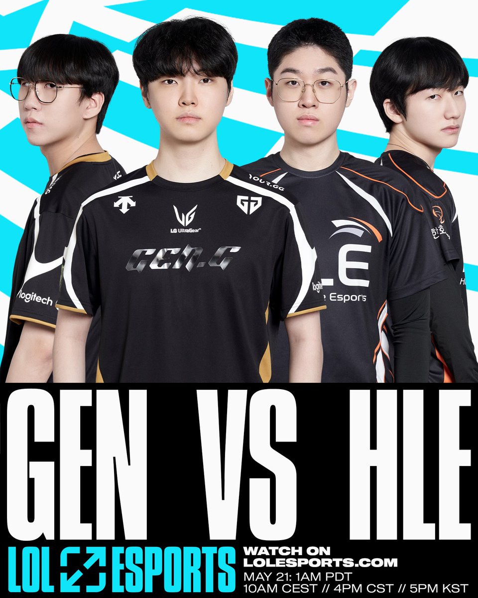 THE BATTLE OF TITANS:

<a href="/GenG/">Gen.G Esports</a> versus <a href="/HLEofficial/">Hanwha Life Esports</a> starts NOW! #LCK