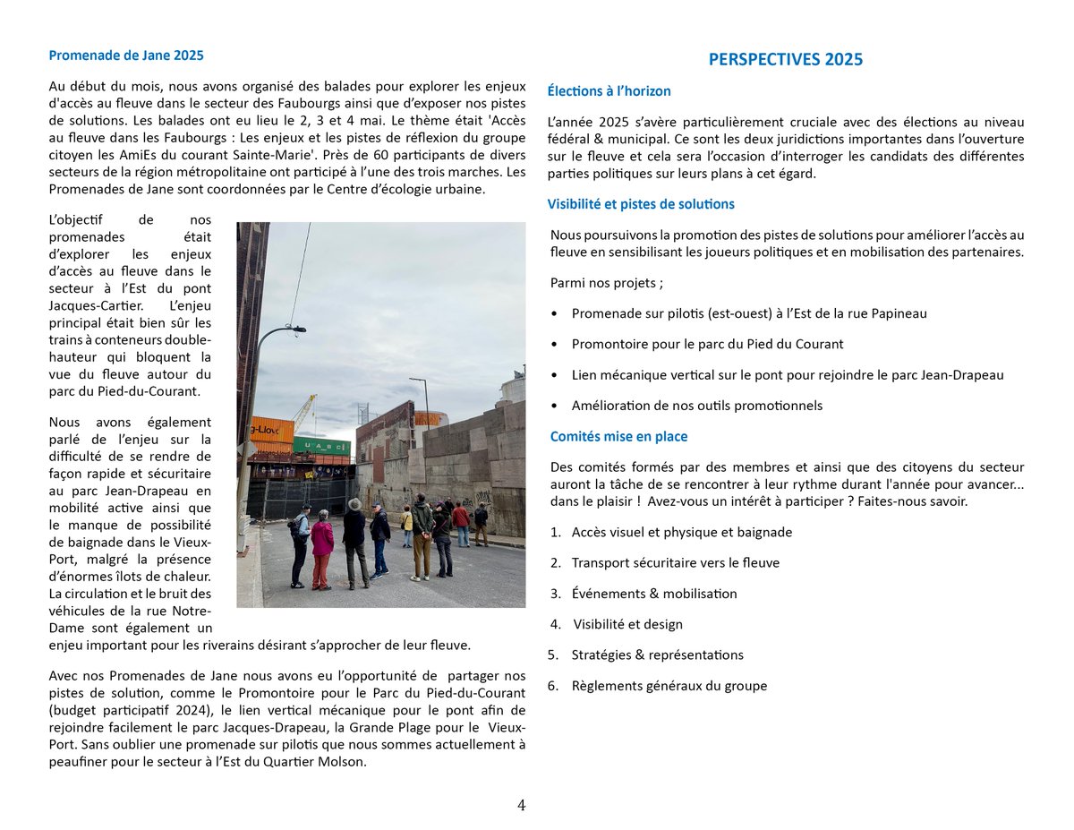 Infolettre du 20 mai 2025