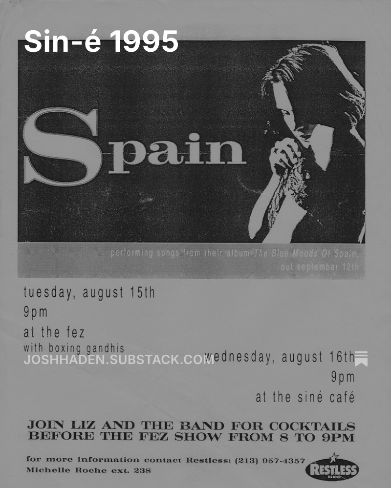 Sin-é 1995. Rest in peace, Shane Doyle. Click on link in my bio to read, or go to website in image below.