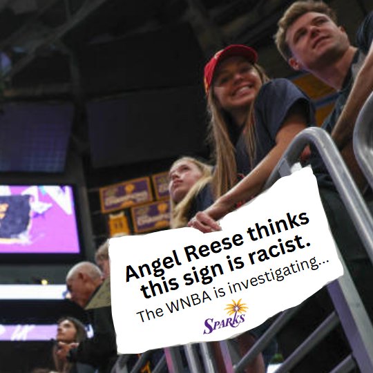 CoreyClayton's tweet photo. A sign we NEED see this Sunday in LA when Angel Reese's @ChicagoSky plays the @LASparks...
#WNBA #AngelGate #CCFC @IndianaFever https://t.co/CNSPCG46Ea