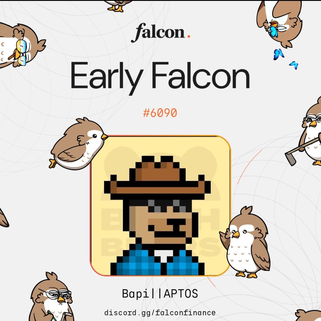 One of the few.

One of the first.

One of the Early Falcons.

Making Yield Great Again with <a href="/falconfinance/"></a> 🦅⛽️