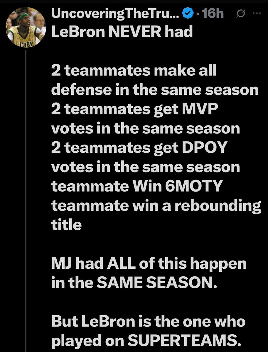 ApexJones22's tweet image. It’s 2025 and shendy is still struggling with the fact that Goat Jordan elevated his teammates to greatness while LeBron sucked the life outta his. A loser can only see life from the perspective of a loser. 

#EasyWork 
🫡 @ybobbjr