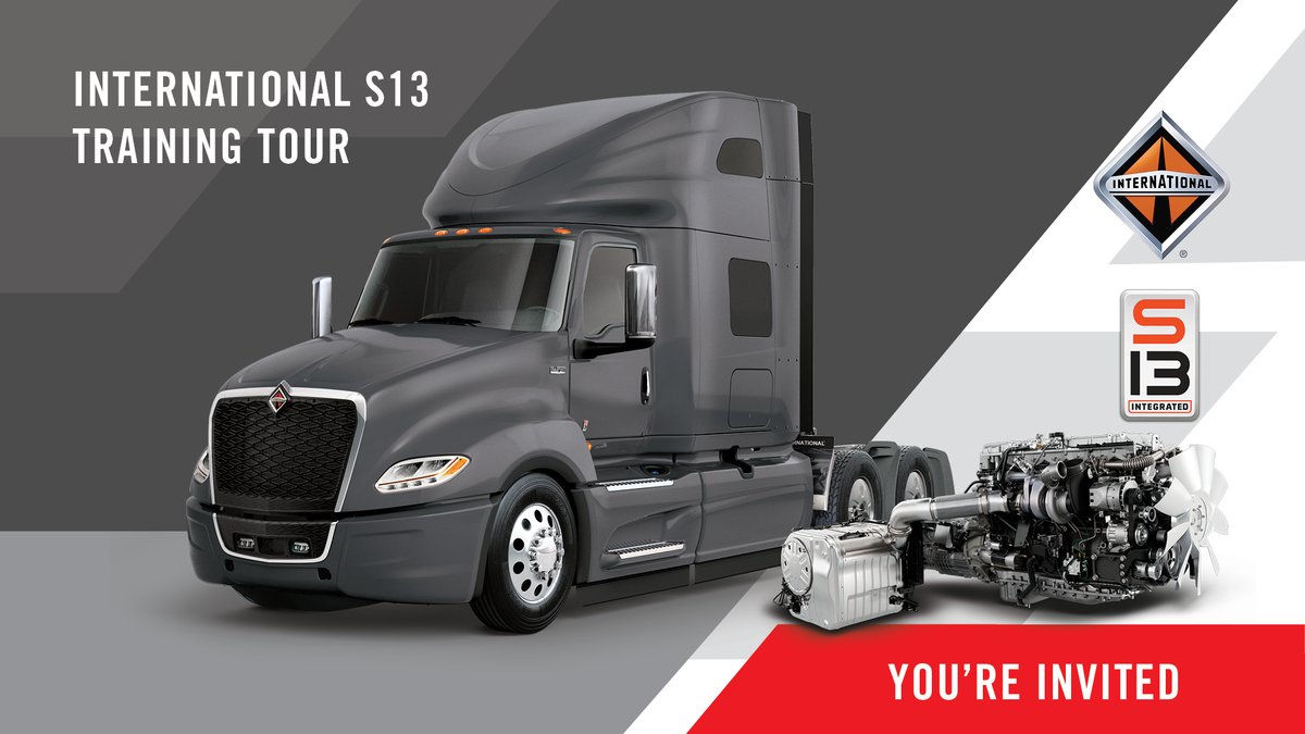 We're excited to bring the International S13 Training Tour back to a Rush Truck Centers near you! Join us in Idaho Falls on June 10 for lunch, and to learn more about the integrated powertrain and how it is shifting what is possible.

Explore the S13: rushtrkctr.com/3H62smN