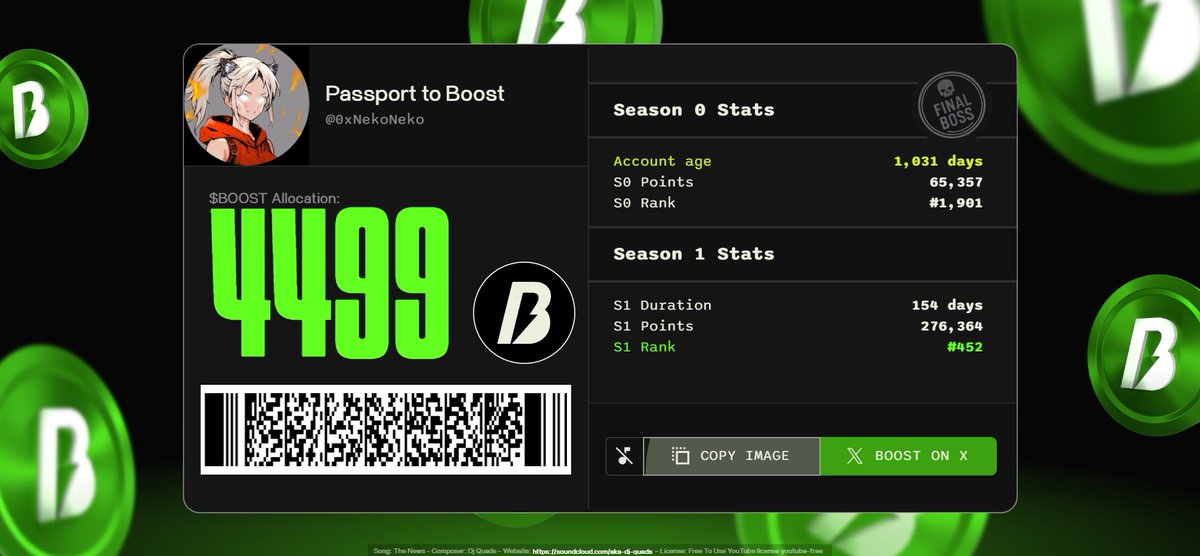 MOON or DOOM?

Anyway, Final Boss sounds nice 😳

alphabot.app/boost $BOOST