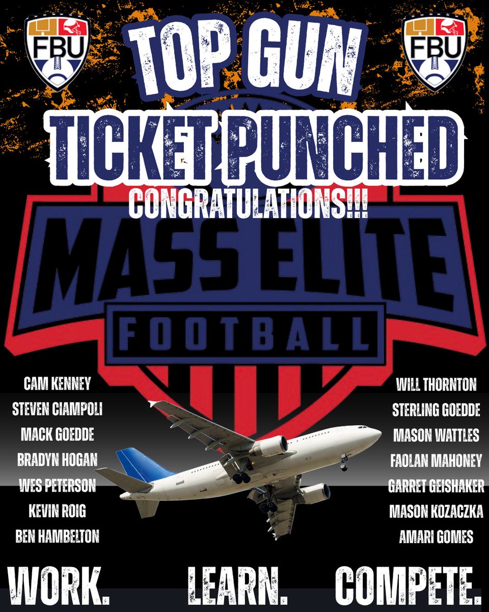 masselitefb's tweet photo. 🎟️🥊 2️⃣ @footballuniversity 🔝Gun!

Congratulations to these #MassElite players &amp; alum!

Next stop: The Big 3️⃣ Day to prep 🔜✈️🌴

Show them down in Naples how Boston does it 🙌🏼😎

@ErikRichardsUSA already knows…. 💪 

register today @ https://t.co/vG7eS0Sn0U https://t.co/AE0NJc3G6H