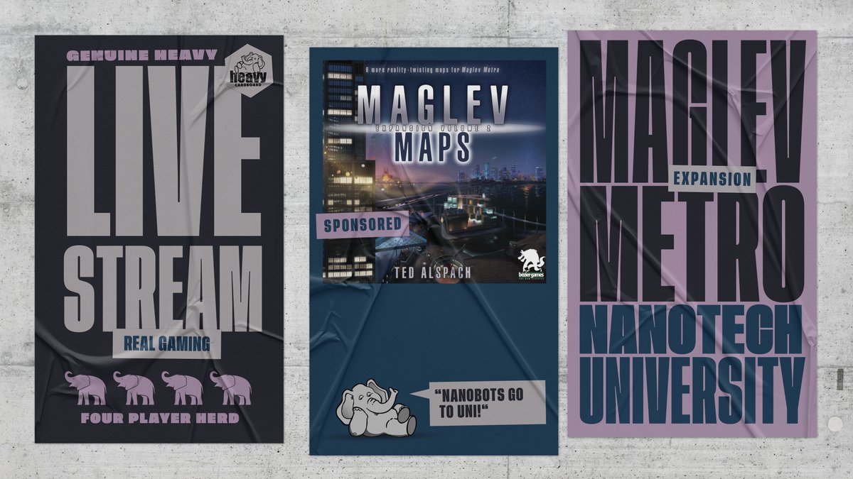 HeavyCardboard's tweet image. Continuing our #Tedpalooza this week, join us tonight at 1900 EDT for #MaglevMetro!
We're featuring the upcoming Nanotech University map and I think if you like trains and pick up & deliver, you're gonna like this one.
See y'all tonight!
youtube.com/watch?v=xRyaID…