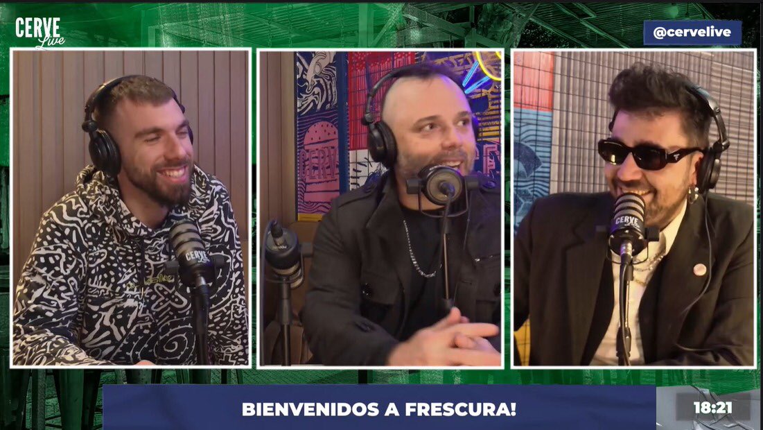 Ahora en #Frescura #Cervelive 
Twitch.tv/cervelive