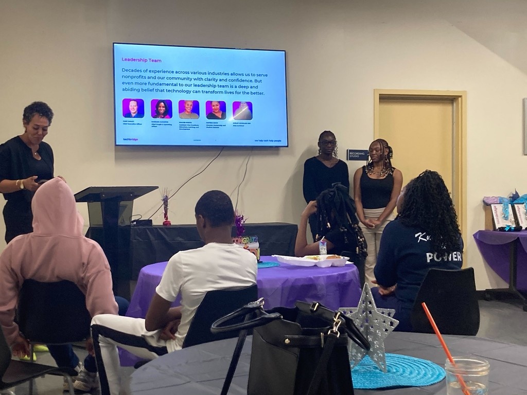 Last week, we proudly honored 7 incredible HYPE Scholars at our @Promise Center graduation ceremony in partnership with TechBridge!
From mastering code to building confidence and community, these young women showed up, put in the work, and walked across the finish line with pride