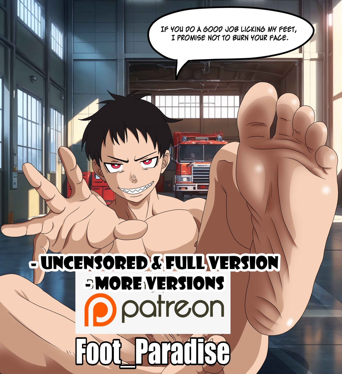 Have you seen Shinra Kusakabe? I think it's the first time we draw him, hope you like it! 🔥