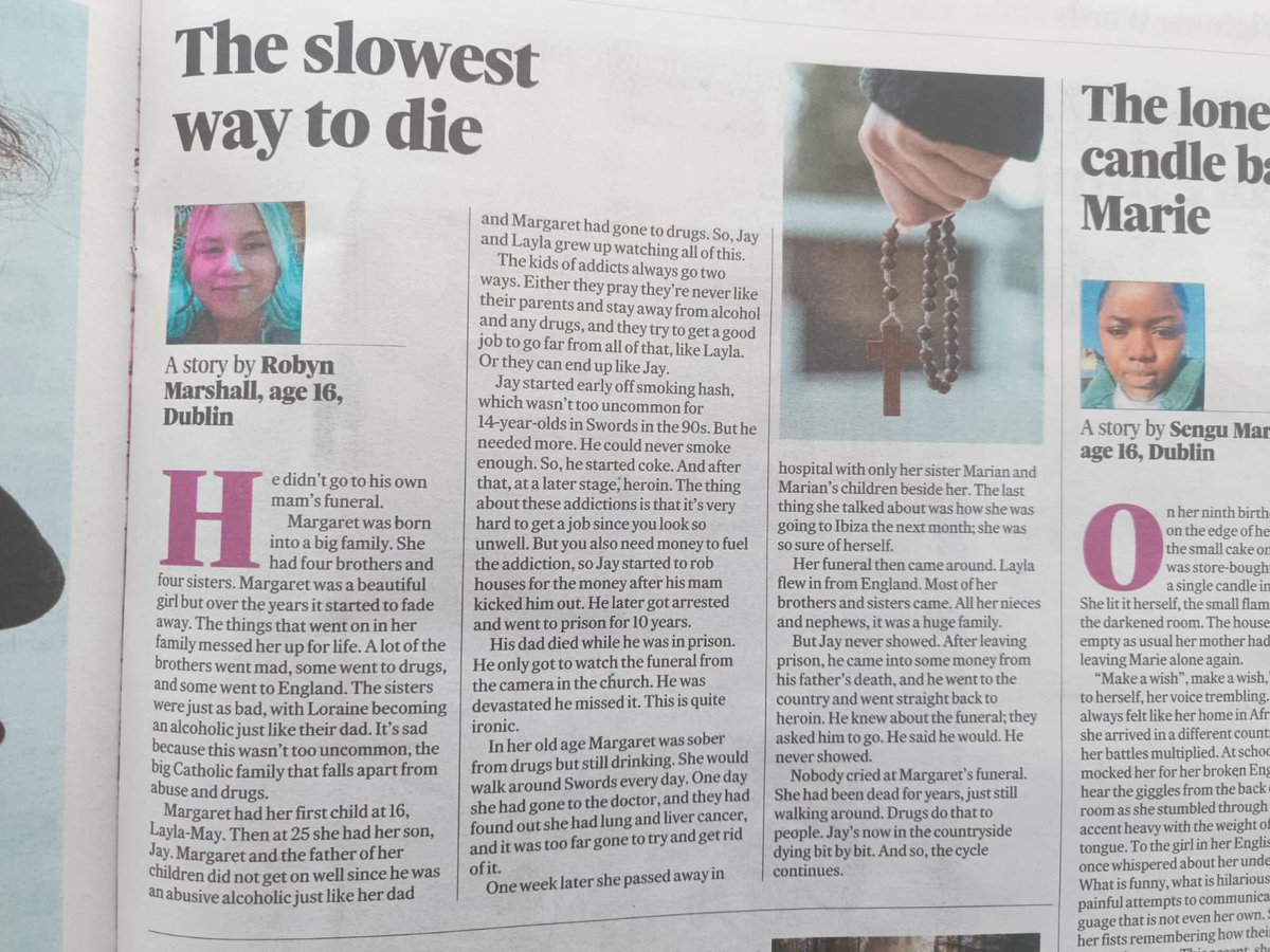 Fingal Comm College (@fingalcc) on Twitter photo Huge congratulations to TY Cyprus English students Nia and Robyn for getting their stories published in <a href="/IrishTimes/">The Irish Times</a> / <a href="/FightingWordsIE/">Fighting Words</a> short story supplement. Read their stories below! <a href="/ddletb/">Dublin & DĂșn Laoghaire ETB</a> Huge congratulations to TY Cyprus English students Nia and Robyn for getting their stories published in <a href="/IrishTimes/">The Irish Times</a> / <a href="/FightingWordsIE/">Fighting Words</a> short story supplement. Read their stories below! <a href="/ddletb/">Dublin & DĂșn Laoghaire ETB</a>