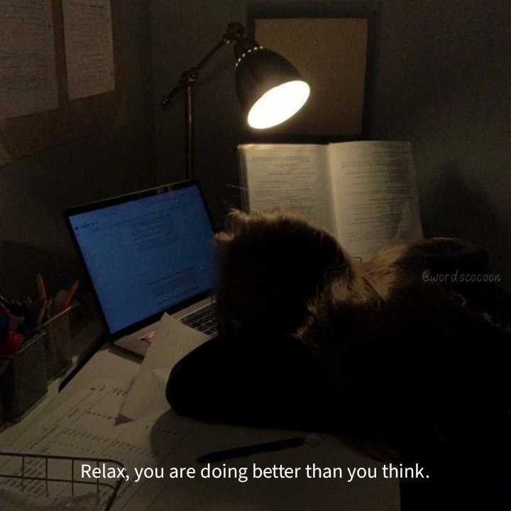 WordsCocoon's tweet photo. relax! https://t.co/jjYCMRdSpy