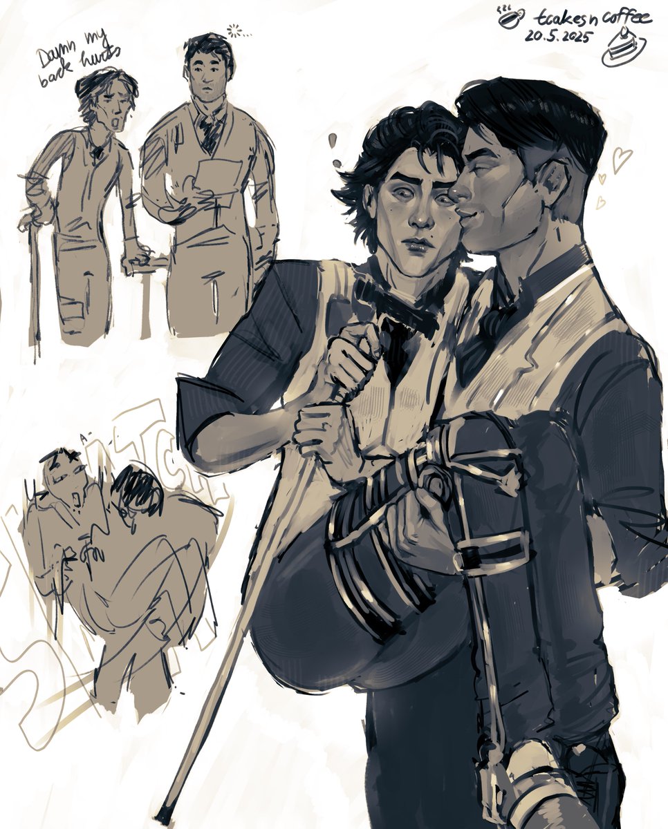 Dedicated to <a href="/KitkatYato/">Yato</a> threatening to carry me around #jayvik #jaycetalis #viktorarcane #arcane #jaycexviktor