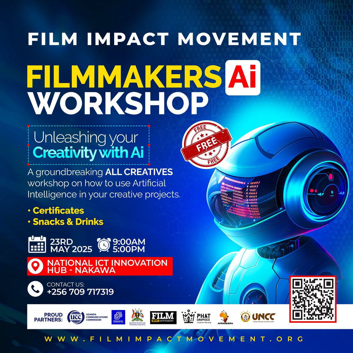 Are you a budding or seasoned filmmaker, digital content creator, storyteller, scriptwriter, CGI specialist, audiovisual artist, animation graphic designer, or sound media expert eager to elevate your creative journey? 🎬🎬🎬😜. tinyurl.com/Ai-Workshop-Fi…