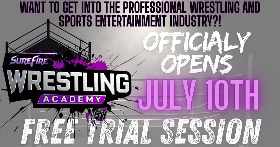 SurefireLive's tweet photo. LIVE YOUR DREAM! 
 Want to get involved with the Pro Wrestling and Sports Entertainment industry?
  Now is your chance!!
Our opening, first session is FREE.   
We are located in Brownwood, TX. 
 For more info, click the link below and pre-register 

https://t.co/SwOSAvfQpe https://t.co/jgJsq7p1jp