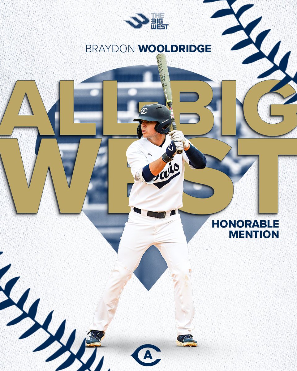 ucdavisbaseball's tweet image. Mr. Do-It-All ✌️

Braydon Wooldridge earns All-Big West Honorable Mention as a utility player!

#GoAgs