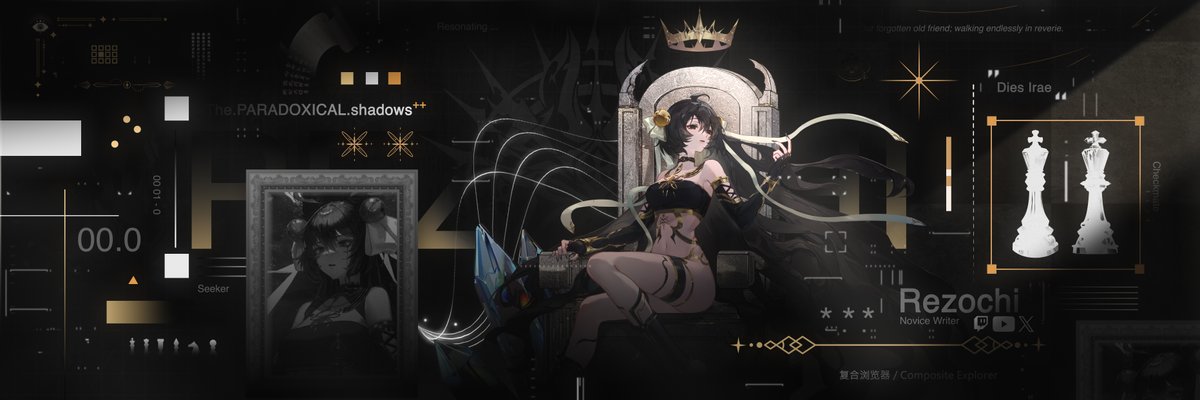 // Commission Design Banner &amp; Avi //    
Chapter 2 : "Heaven Light"           
<< Project Voulez-Vous >>          
.           
VGen Commission for <a href="/Rezochi/">Rezochi 🕯️♟️</a> 
.           
Feel free to DM &amp; really appreciate for share