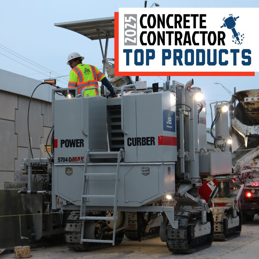 The Power Curber 5704-D has been named a 2025 Top New Product by Concrete Contractor!🥳 The 5704-D is the four-track version of our best-selling 5700 series. The new additional post allows for enhanced stability during large-scale applications.
#PowerCurbers #ConcreteConstruction