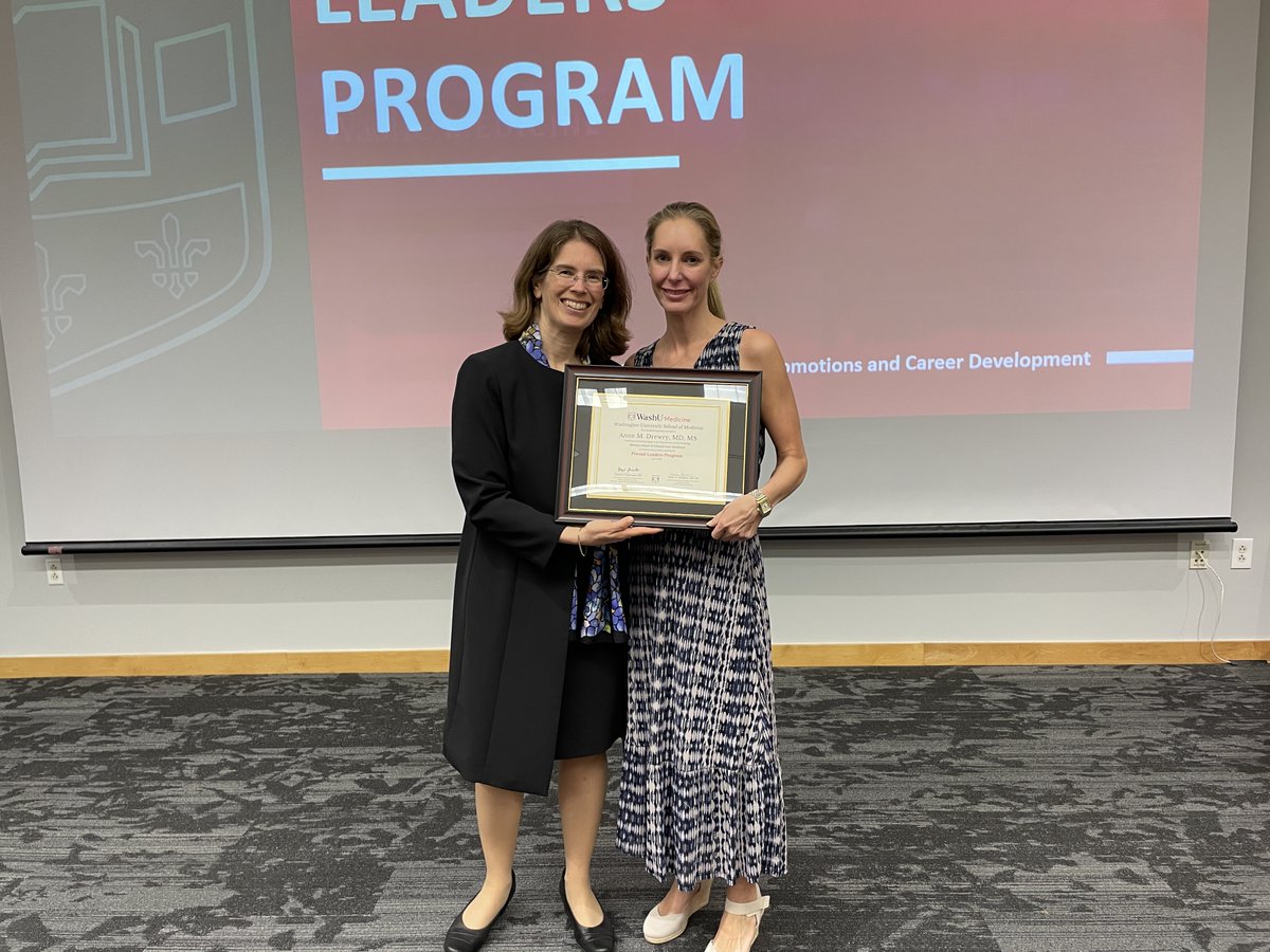 Congratulations to Drs. Drewry &amp; Durko on completing the inaugural Pivotal Leaders Program at @WashUMedicine! This 9-month program equips division chiefs and section heads to lead with confidence, clarity, and impact across our institution. anesthesiology.wustl.edu/drewry-and-dur…