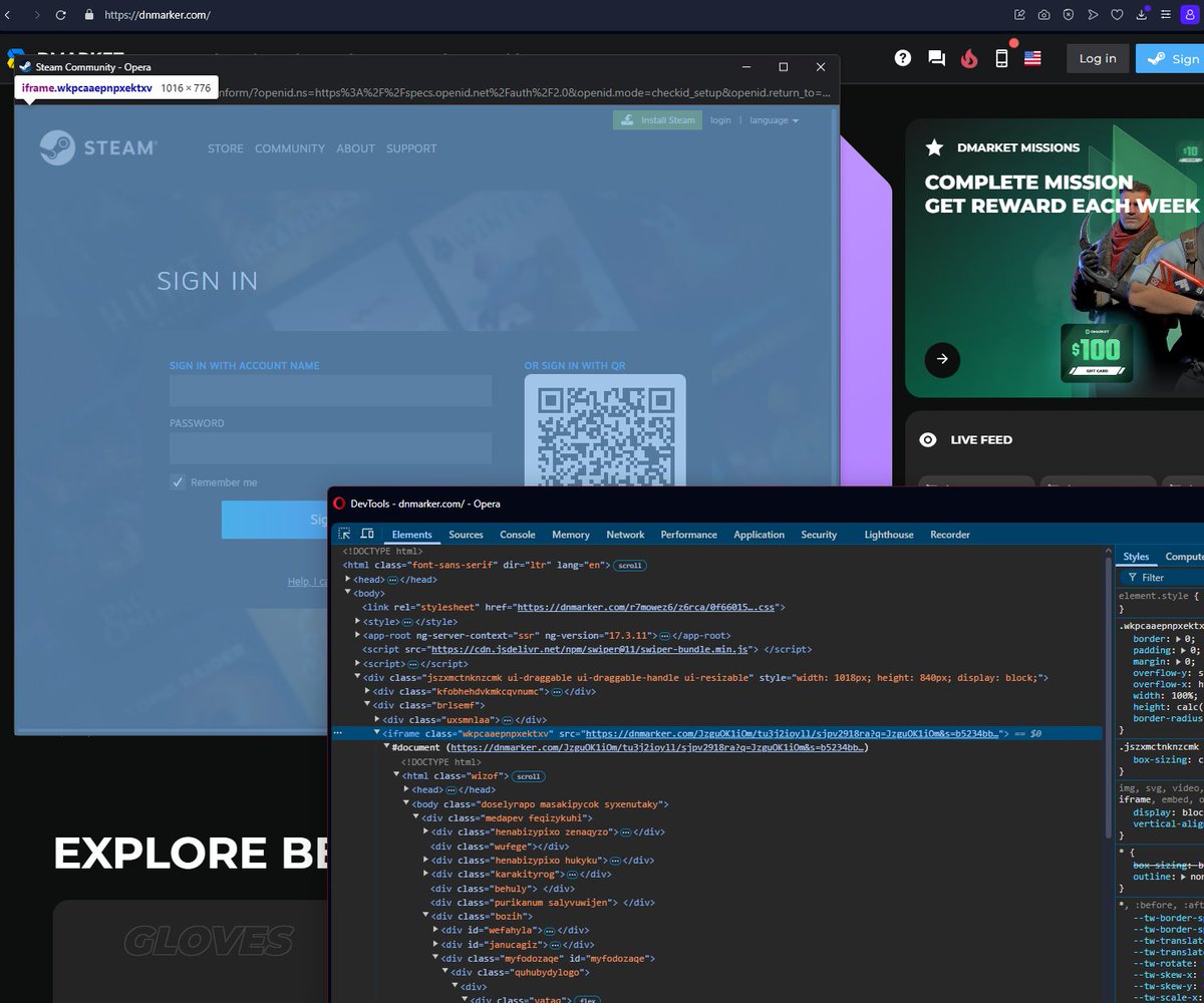 CYBERdotGS's tweet photo. Steam phishing registered via
@Namecheap 

hxxps://dnmarker[.]com https://t.co/eGUsdVhI5T