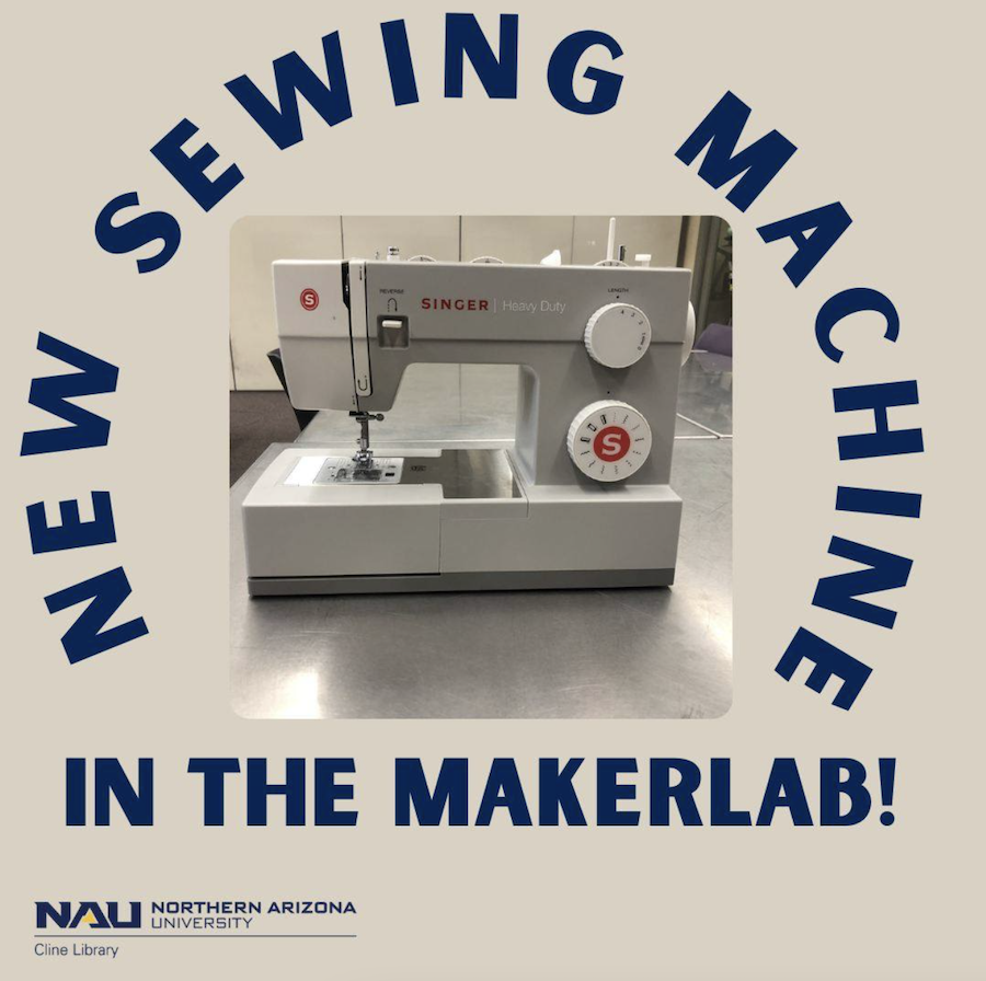NAU (@nau) on Twitter photo #TuesdayTip ๐งต๐ชก <a href="/NAUClineLibrary/">NAU Cline Library</a> MakerLab just acquired a Singer Heavy Duty sewing machine for all your heavy-duty repairs. #TuesdayTip ๐งต๐ชก <a href="/NAUClineLibrary/">NAU Cline Library</a> MakerLab just acquired a Singer Heavy Duty sewing machine for all your heavy-duty repairs.