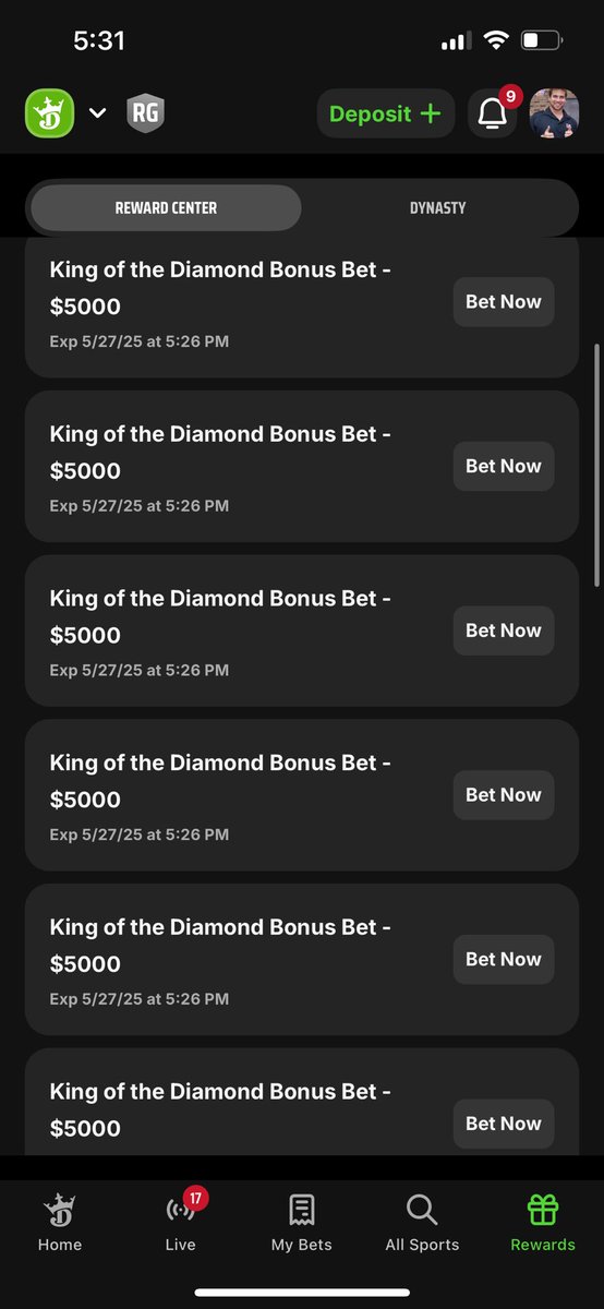 pword_tickler's tweet image. This is the greatest day of my life. 1 of 12.
@DKSportsbook