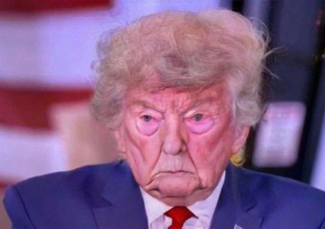 Donald Trump is looking rough these days.