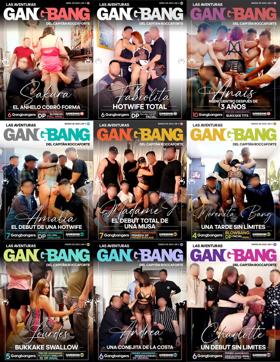 Chris's Gangbangs (Captain) (@gangbang_chris) on Twitter photo Lo que hemos hecho durante estos 5 meses que va del año... Lo que hemos hecho durante estos 5 meses que va del año...