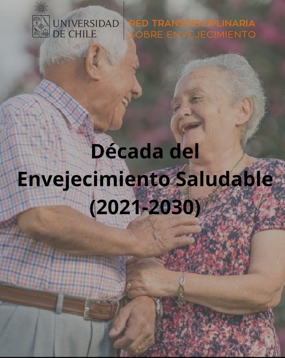 RedEn_UChile's tweet photo. En Diciembre del 2020 la Organización de Naciones Unidas (ONU) declaró mediante la Asamblea General la Década Del Envejecimiento Saludable (2021-2030) como la principal estrategía para construir una sociedad para todas las edades A través de iniciativas a nivel mundial. https://t.co/9S9nPvnohL