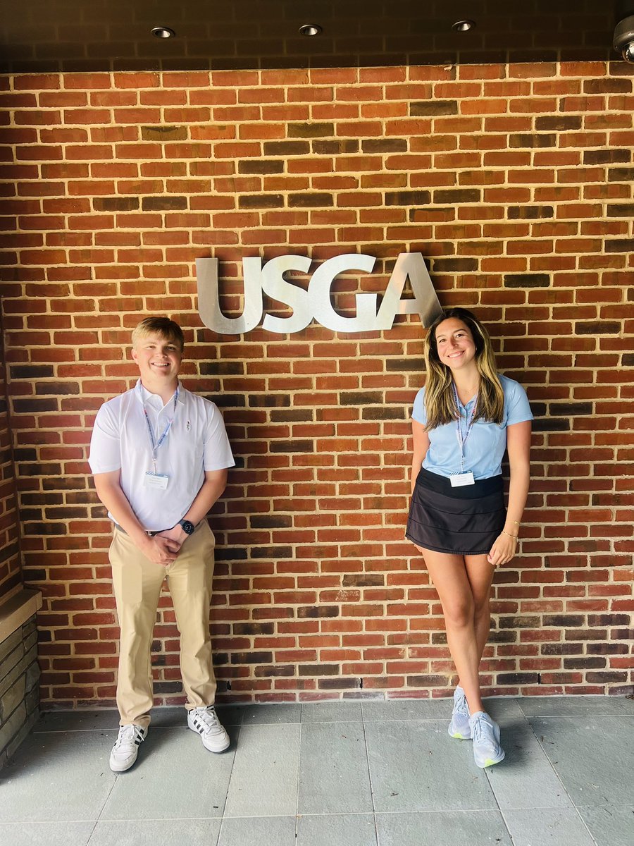 NGAgolf's tweet photo. ⛳ Two of our 2025 NebGolf Interns are currently attending the annual Boatwright Internship Summit in Liberty Corner, N.J.! This incredible experience brings together future golf leaders from across the country to learn, connect, and grow in the game. #nebgolf @USGA https://t.co/Kt3UbuNmFh