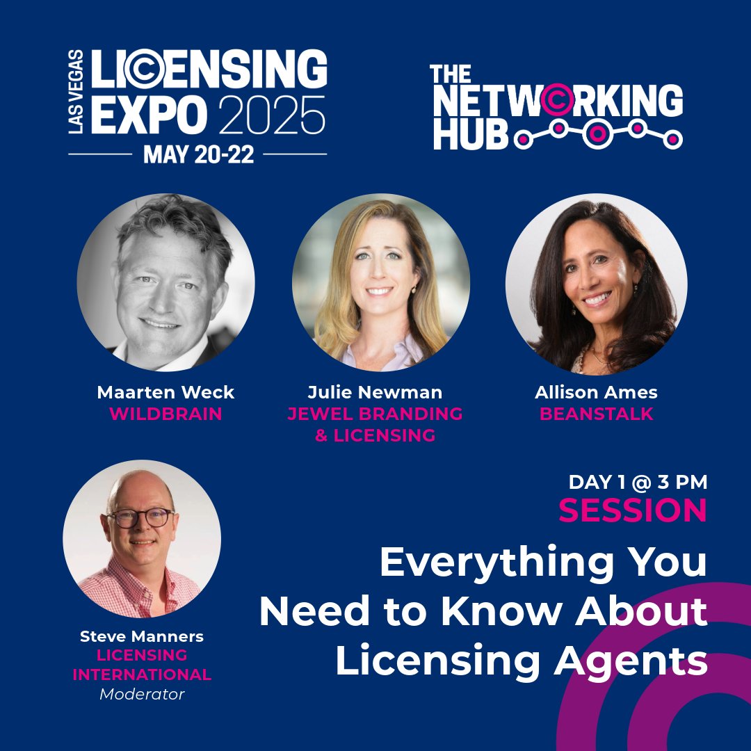 ⚡️ Session starting in 15 minutes! ⚡️ 
"Everything You Need to Know About Licensing Agents" 📍 Networking Hub ⏰ 3:00 PM 
Essential knowledge for licensing success! 
#LicensingExpo #LicensingAgents #Licensing101