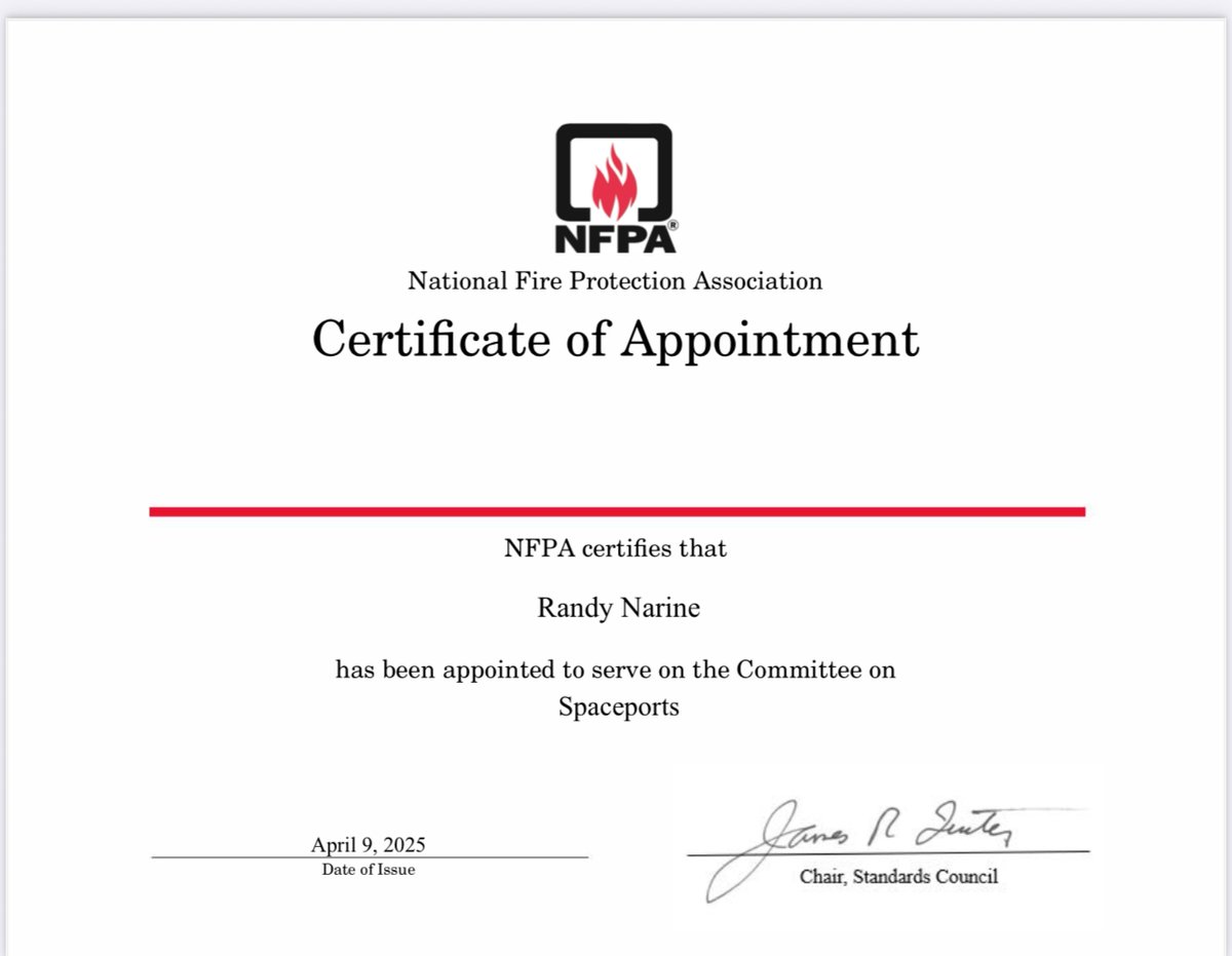 RandyNarinee's tweet image. I'm honoured to share that I’ve been appointed as a Principal Member to four @NFPA Technical Committees, where I’ll be contributing data and insight directly from the research and validation work we conduct at @CESAT_Official.
As a non-profit research organization, CESAT…